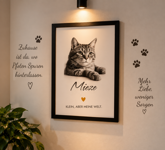Personalisiertes Porträt Ihres Haustieres